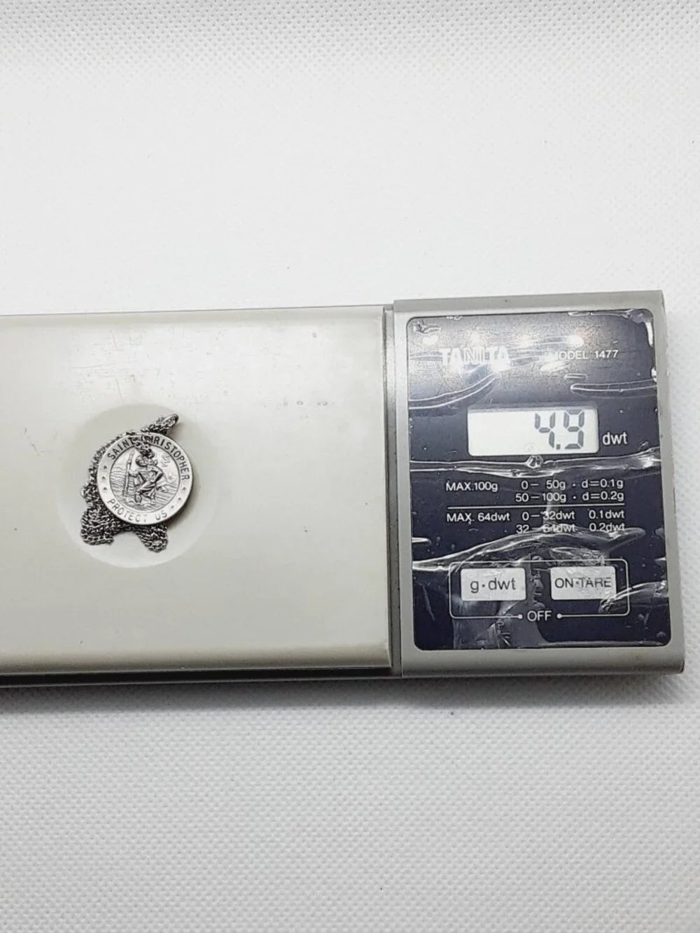 NEW 925 sterling silver unisex St. Christopher Pendant - Picture 8 of 9